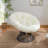 Wicker Papasan Chair with Oversized Cushion & Swivel Base – Cozy Round Lounge Chair for Bedroom, Living Room, or Covered Patio-642063067