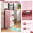 12.5 QT 3-Piece Rolling Storage Bins with Stay-Open Lid (S)