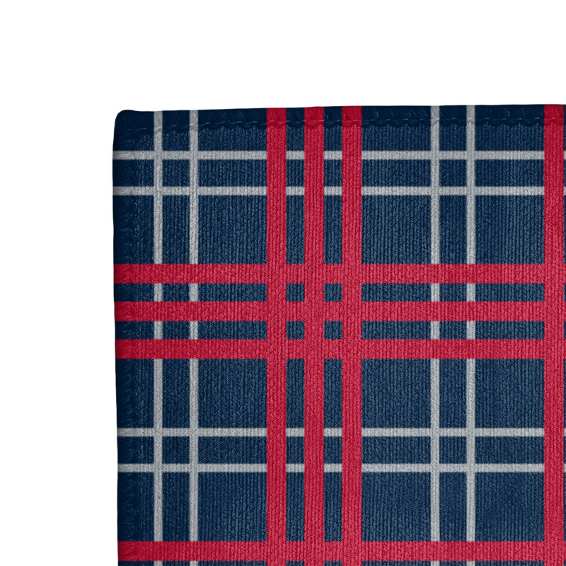 Tapis à carreaux bleu, Tapis de couloir 2 pi 6 po x 8 pi