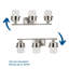 Éclairage pour meuble-lavabo à 3 lumières à intensité variable Vander-88566675