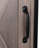 Retro Style MDF With Triamine Iron Frame Sliding Door Three-Layer Rack Bathroom Cabinet