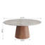 Table basse ronde en pierre et table basse en bois-829362304-829362305-829362319