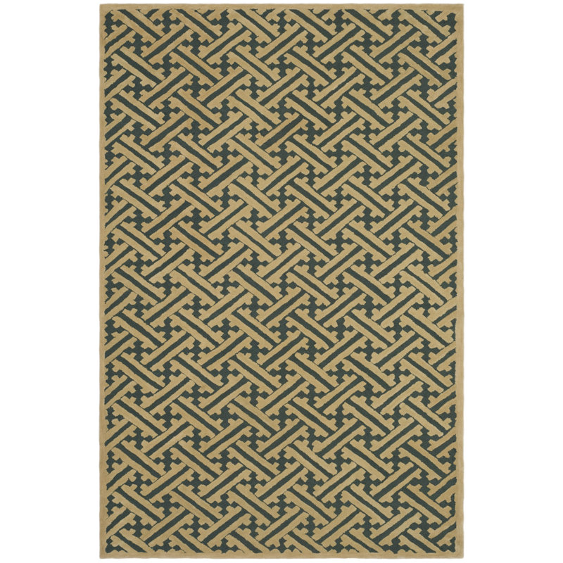 Geistown Hand Hooked Performance Geometric Rug