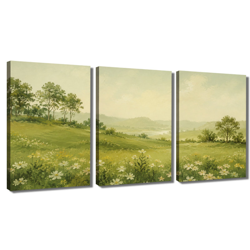Impression sur toile 3 panneaux, 28 * 40 pouces * 3