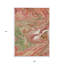 Tapis intérieur lavable abstrait 9 pi x 12 pi Coral