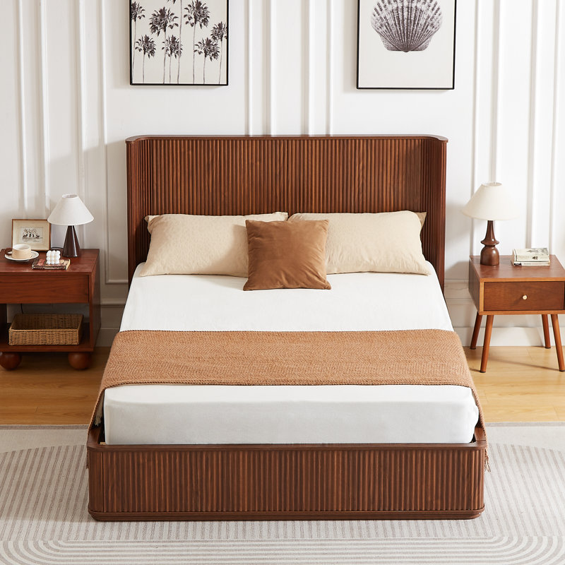 Queen Bed Frame (Walnut)