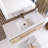 Orinate 48'' Wall Mounted Single Sink Bathroom Vanity with Resin Top-213382454