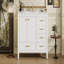 Meuble-lavabo 36 po avec lavabo, portes à fermeture douce, 4 tiroirs, structure en bois massif, finition blanche, ensemble tout-en-un-116452150
