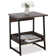 Arrabury Sled End Table - Storage Nightstand with Drawer