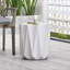 Table d'appoint d'extérieur en béton léger