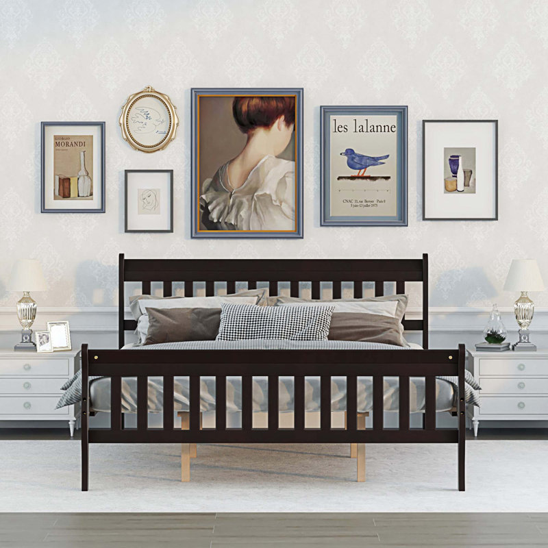 Spindle Storage Bed, Espresso