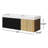 Art 55" Natural Maple Veneer Plywood Bathroom Vanity with Engineered Arcylic Top