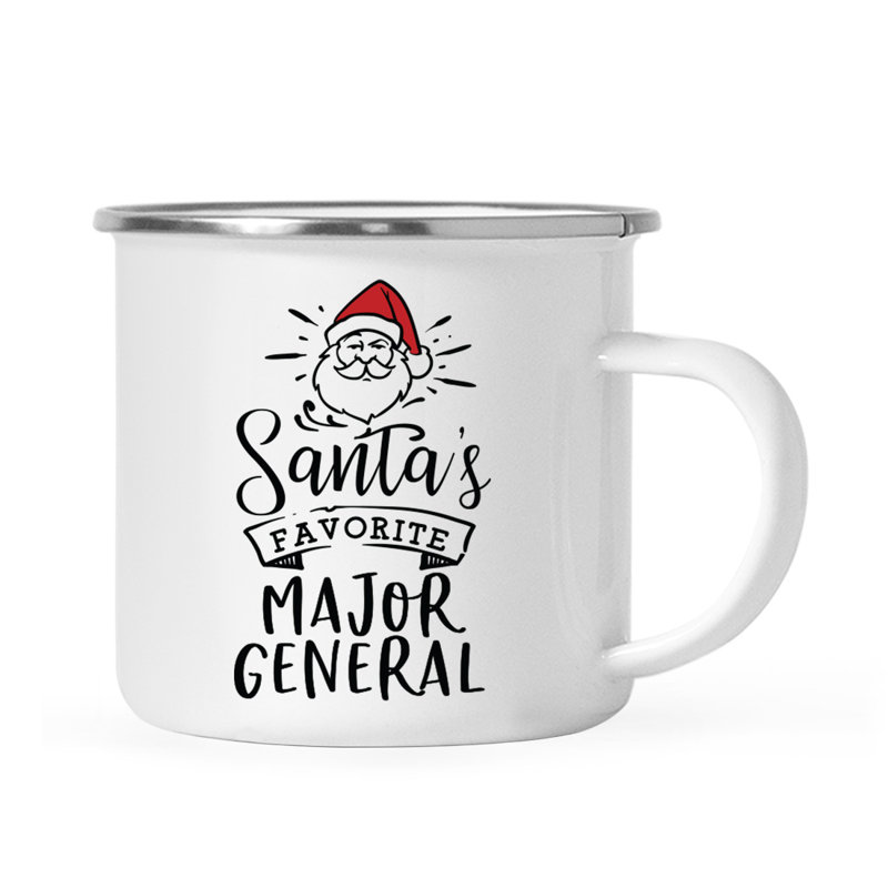 Tasse de camping militaire Yunus Santa's Favorite, Major-général