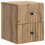 33cm W Manufactured Wood Bedside Table-653465841