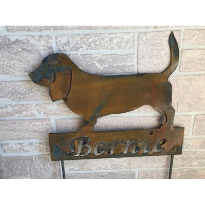 Toupin Weather Resistant Metal Animals Garden Stake