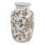 Vase traditionnel en céramique pour console - Vase à fleurs de style chinoiserie avec une silhouette haute et décorative - 25 cm-493492841