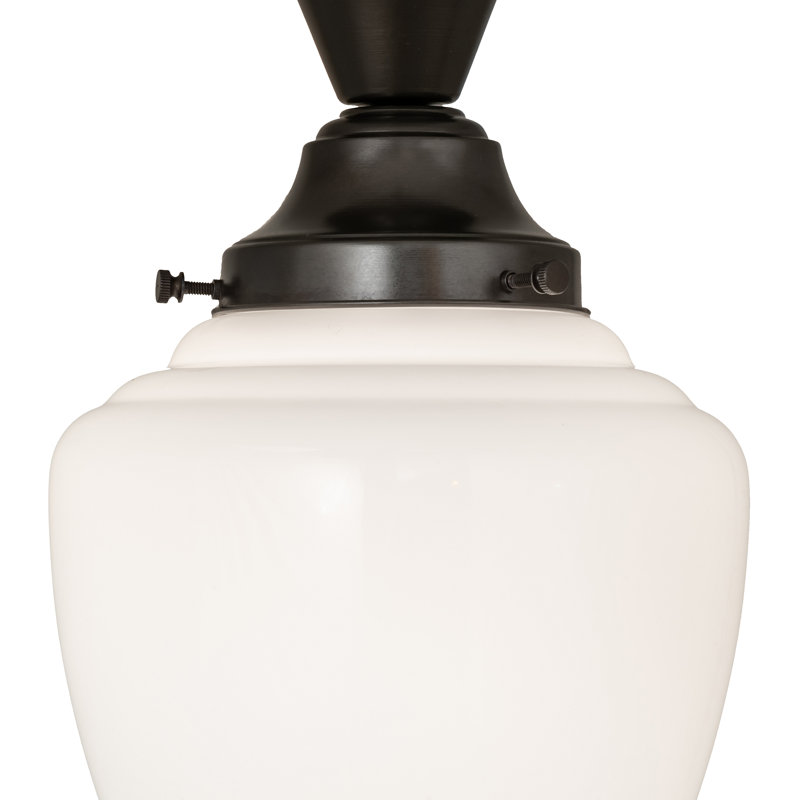 Schoolhouse & Early Electric Glass Flush Mount