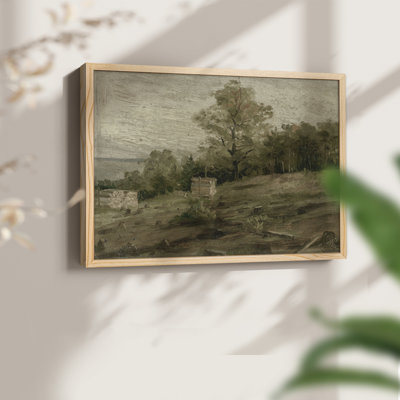 Paysages rétro - DCXCI - Reproduction encadrée - Restickable