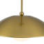 Luminaire suspendu en or brossé 17 po avec verre opale Mire-907901344
