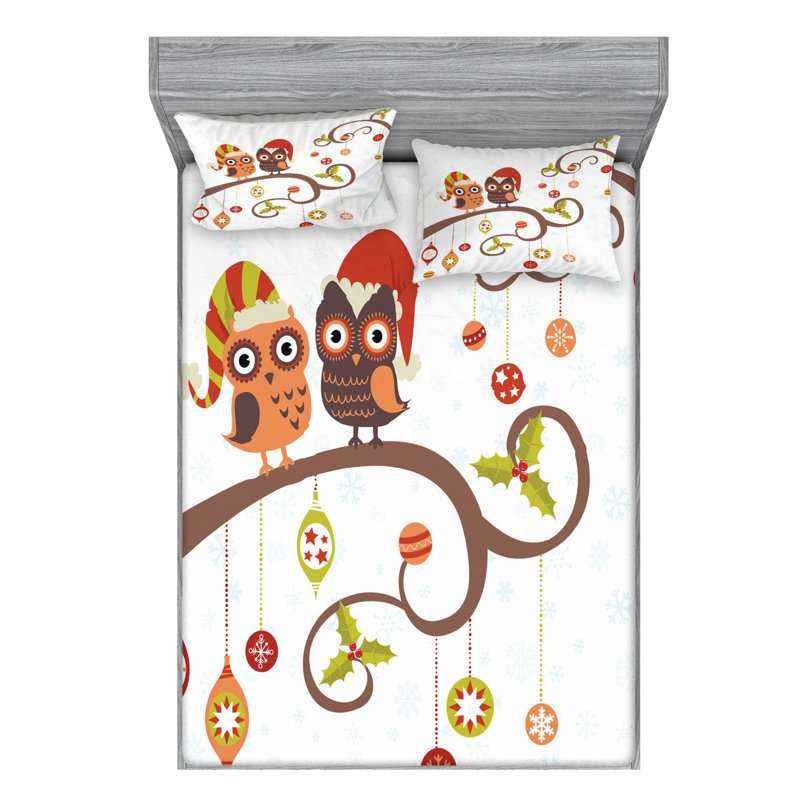 Microfiber Sheet Set, Queen Sheet Set with Fitted Sheet