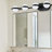 Queridas Modern Minimalist Bathroom Vanity Light, LED 5 Bulb Frosted Glass Shades, Wall Mounted Decorative Lighting Fixture, Suitable for Bathroom Vanity Mirror-319673664-319673533