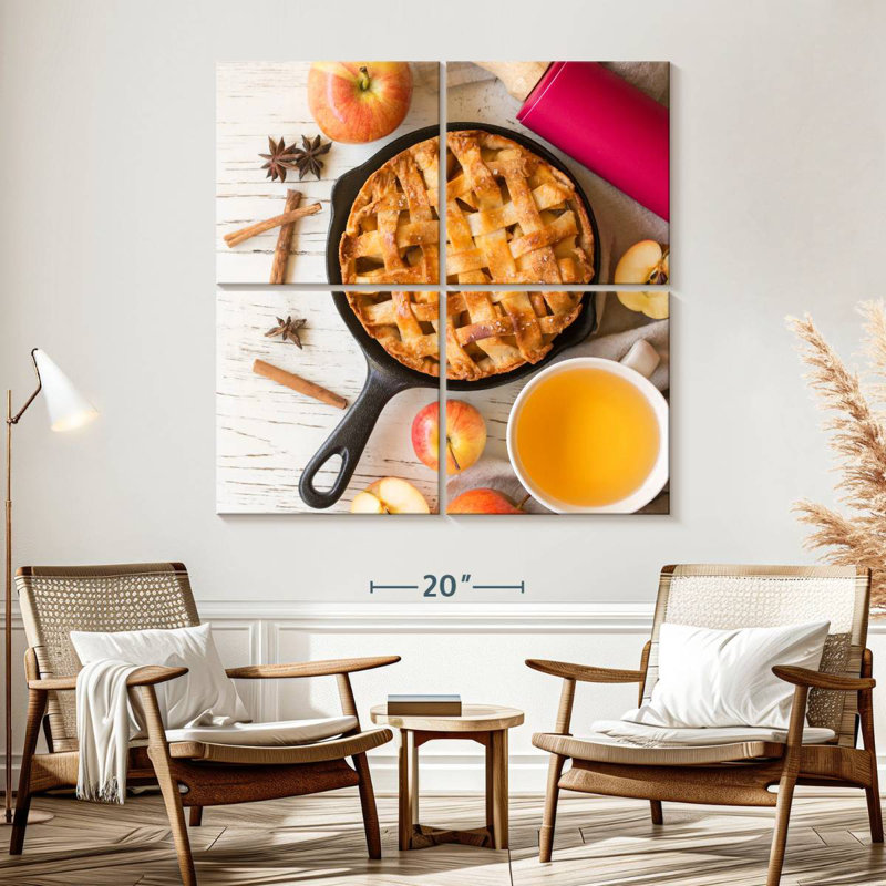 Apple Pie, 57" H x 57" W