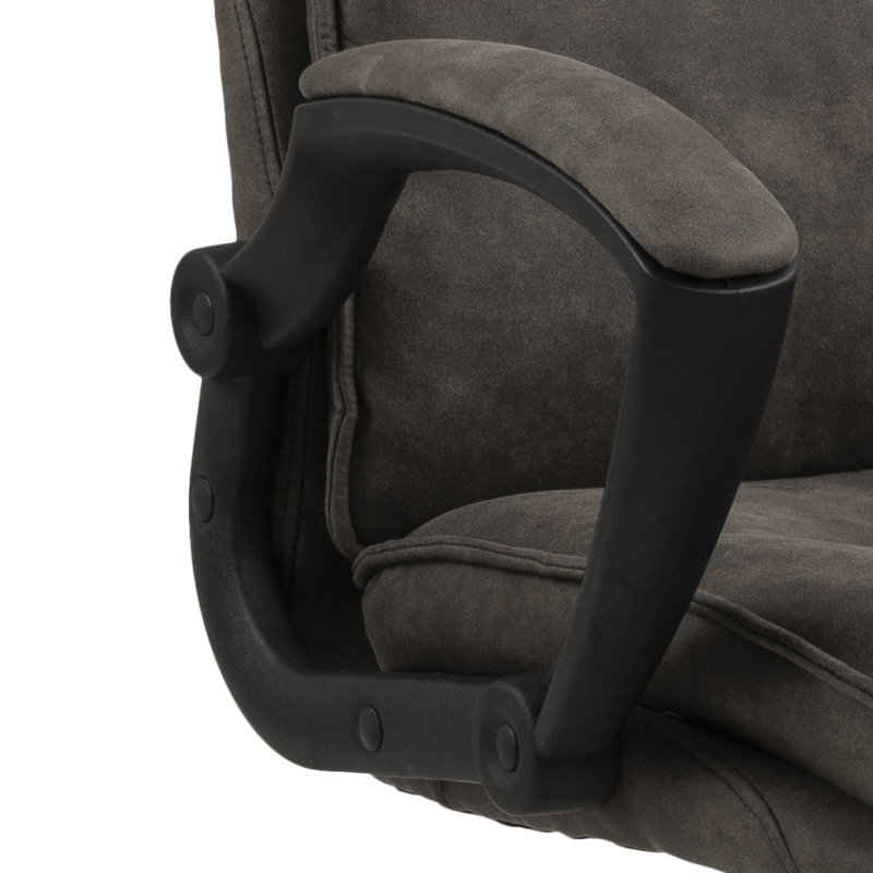 Vanlue Polyester Blend Executive Chair, Black