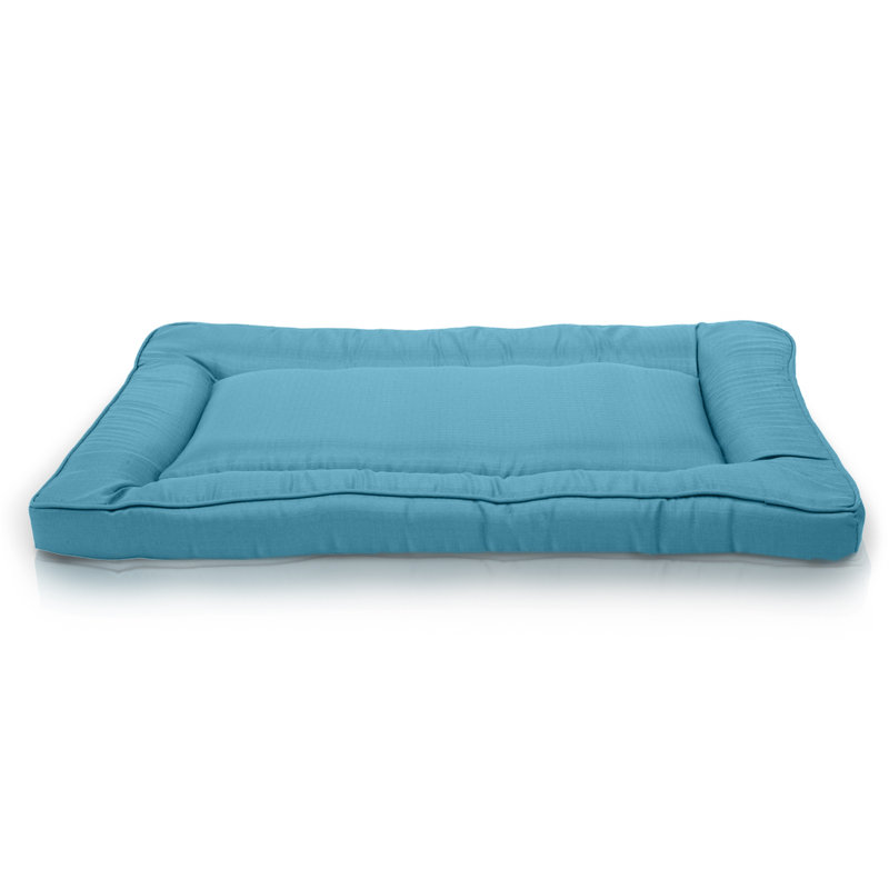 Tapis de voyage pour chat et chien Brunelle, Moyen (l 35 po x P 23 po H 2 po), Bleu sarcelle