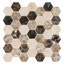 Channing 2 in. Hexagon Honeycomb Mosaic Tile-50210692