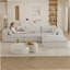 Boneless Cloud Sofa,Corduroy Fabric,Deep Seat Couches,Double-Layer Design,Removable Cushion-2111925465-2111925466