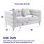 Canapé modulaire surdimensionné de 60 pouces à 2 places, canapé modulaire en tissu Comfort-954151984