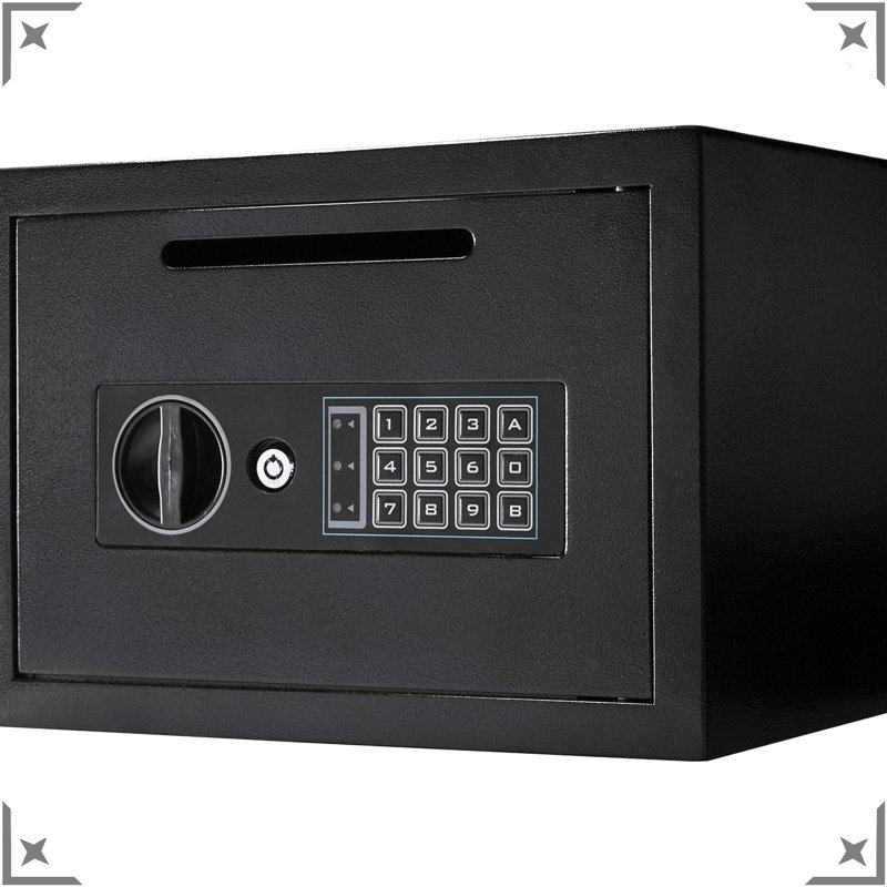 Solid Steel Keypad Secure Safe - Theft Of Valuables Construction Check Your Checks