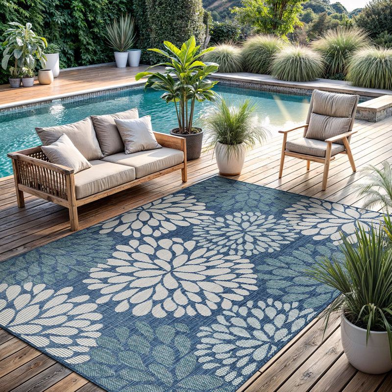 Aldiana Indoor / Outdoor Rug, Rectangle 10' x 14'
