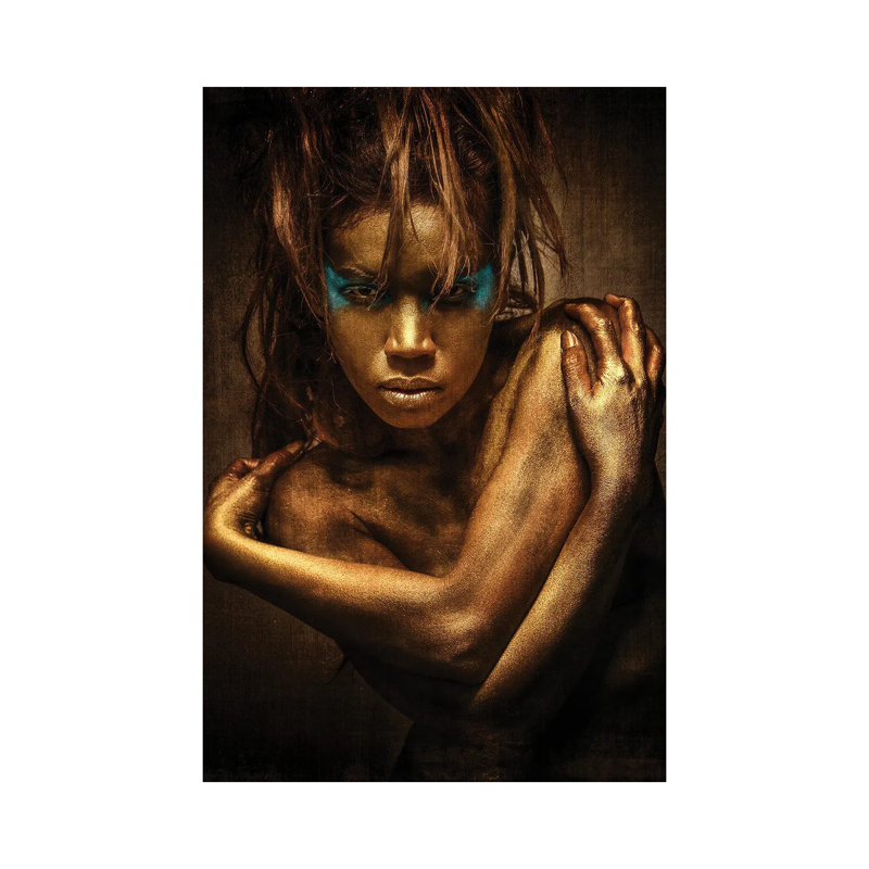 Golden Girl 1 Piece Wrapped Canvas Painting, 101.6 cm H x 66.04 cm W