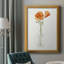 «California Poppy Vase II», toile encadrée de qualité supérieure - prête à être accrochée-2029190659