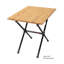 Ensemble de table de bout robuste en acier noir