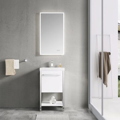 Herakleitos 21'' Single Bathroom Vanity with Top