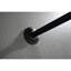 Bras de douche en acier inoxydable noir mat, solide et durable, installation de nettoyage simple, régime de propreté