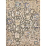 Essex Wool Damask Area Rug