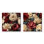 Ensemble de 2 pivoines rouges Renaissance-102678272