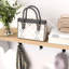 21 portemanteaux et banc à chaussures, 9 paires de rangement pour vestibule moderne, couloir, décoration de chambre à coucher, couleur blanche, conception d'espace, présentoir, assemblage requis