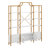 78 Inch 4 Tiers Home Office Bookcase Bookshelf, Storage Cabinet Display Shelf, X Bar
