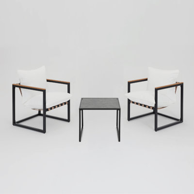Blazewood 2 - Person Seating Group with Cushions