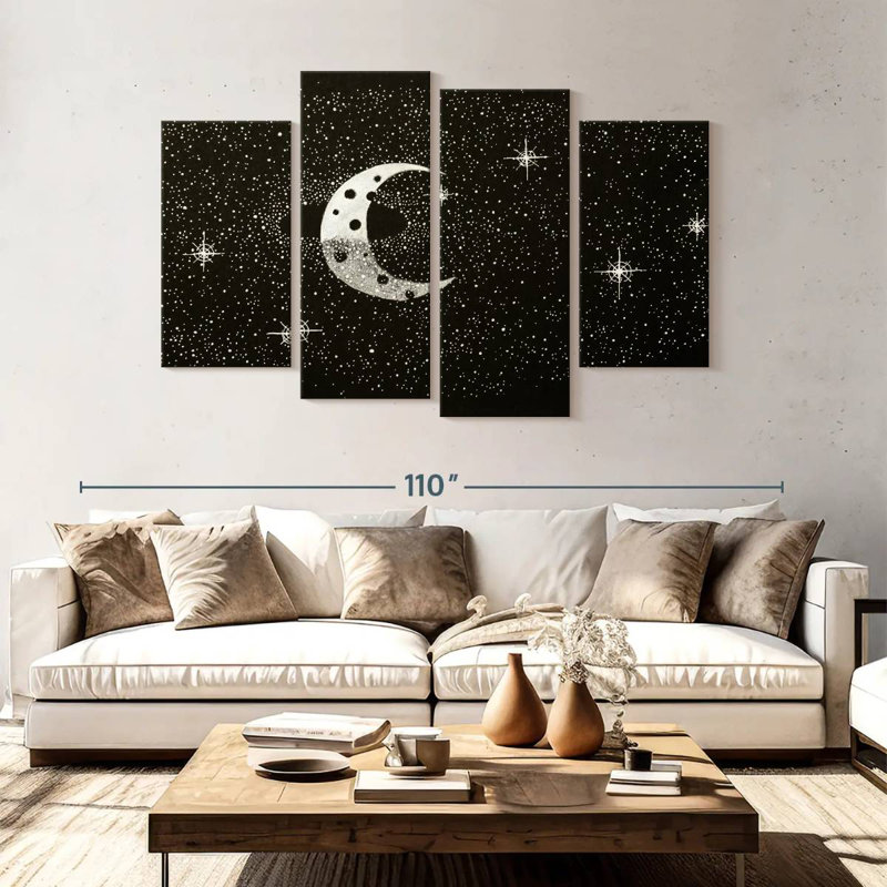 Oberle Starry Crescent Moon