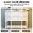 48" Fully Assembled Single Bathroom Vanity with 4 Drawers, Shelf and Engineered Marble Top,White-123126451