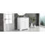 Meuble-lavabo de 30 po avec comptoir d'évier, meuble-lavabo avec porte et deux tiroirs, planches en MDF, bois massif, un paquet-748924097