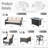 7-piece Outdoor Patio Furniture With Fire Pit,all-weather 7-person Pe Wicker Outdoor Conversation Set, Patio Couch Swivel Rocker Chairs For Backyard,poolside,deck-1041417032