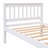 Platform Bed with a Nightstand