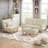 Upholstered L-Shaped Sectional Reversible