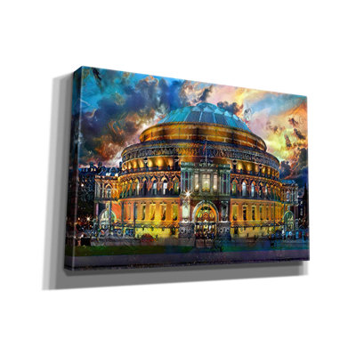 Epic Graffiti 'London England Royal Albert Hall' B " London England Royal Albert Hall " by Pedro Gavidia Painting Print